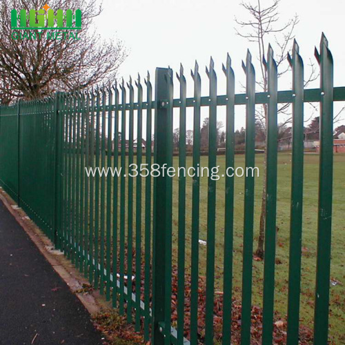 Factory Powder Coated Steel Palisade Fence for Sale